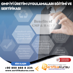 GMP İyi Üretim Uygulamaları Eğitimi ve Sertifikası